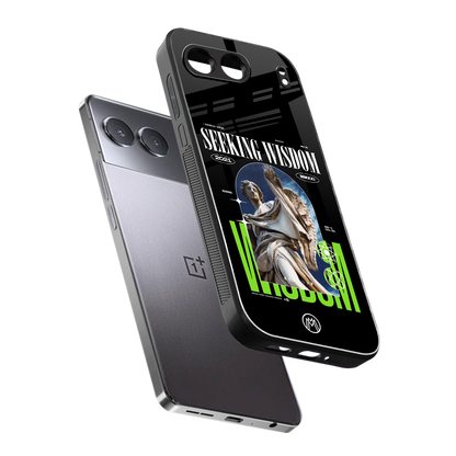 seeking wisdom back phone cover | glass case for oneplus nord 4