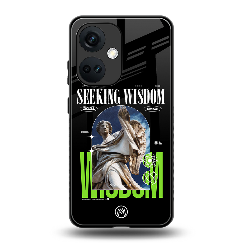 seeking wisdom back phone cover | glass case for oneplus nord ce 3