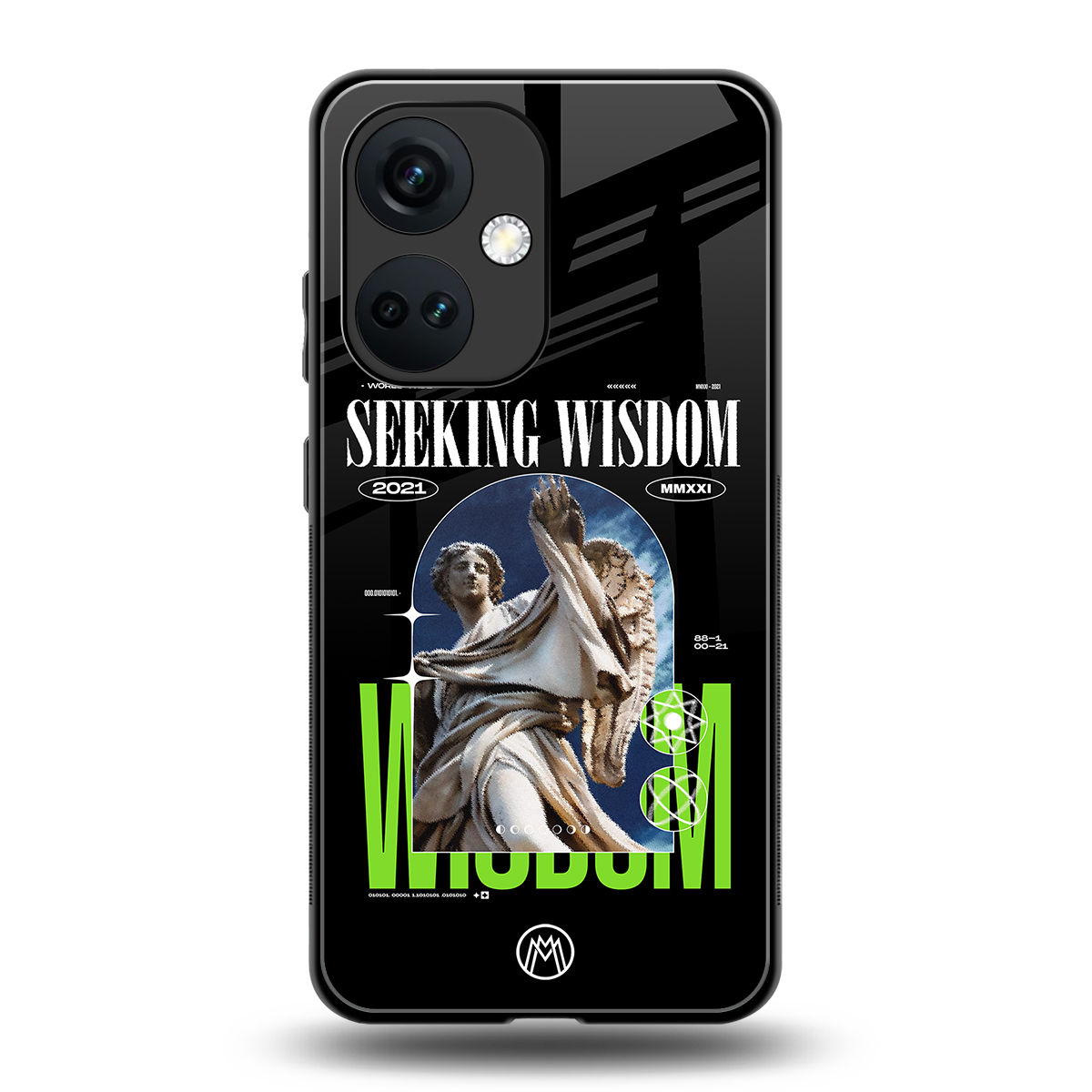 seeking wisdom back phone cover | glass case for oneplus nord ce 3