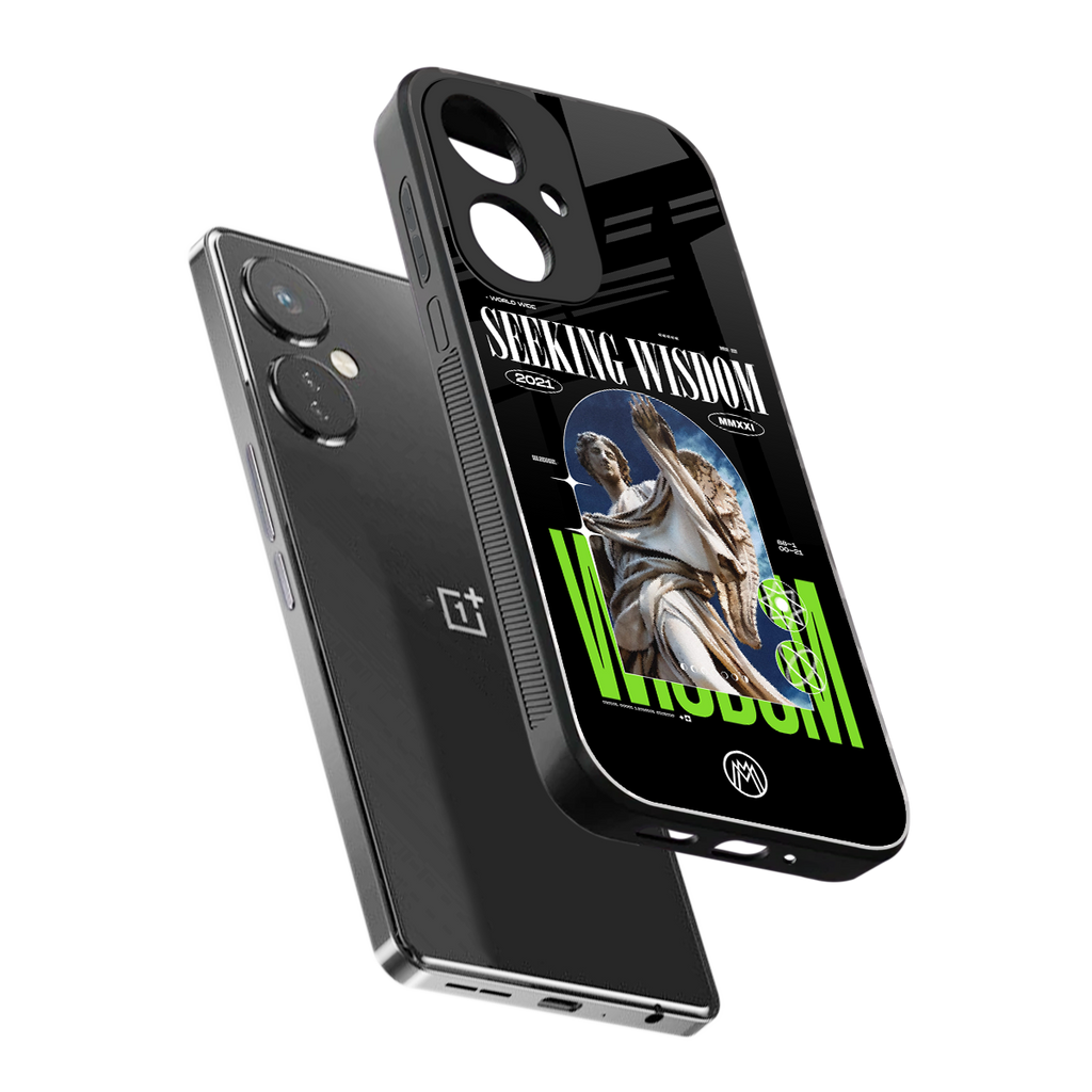 seeking wisdom back phone cover | glass case for oneplus nord ce 3