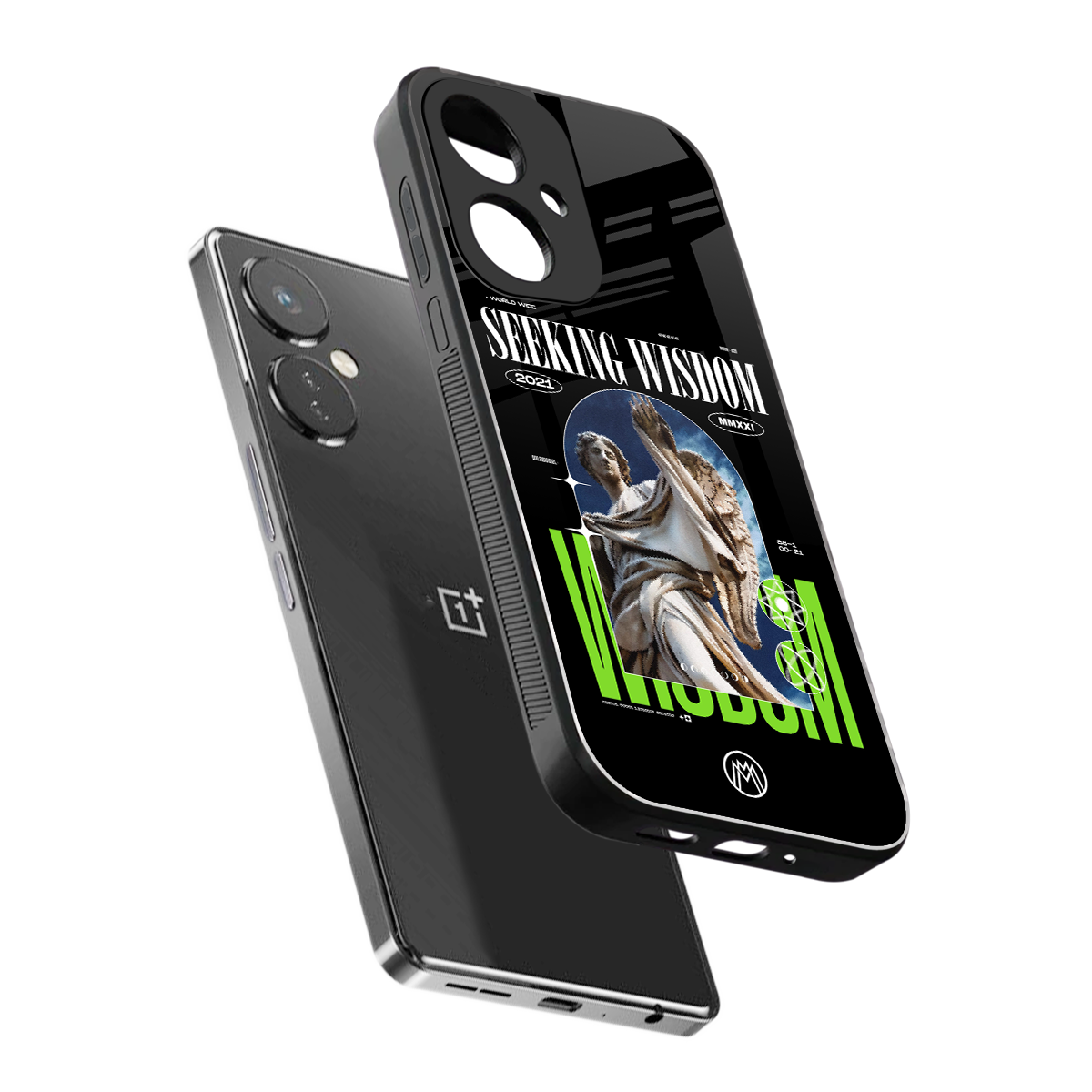 seeking wisdom back phone cover | glass case for oneplus nord ce 3