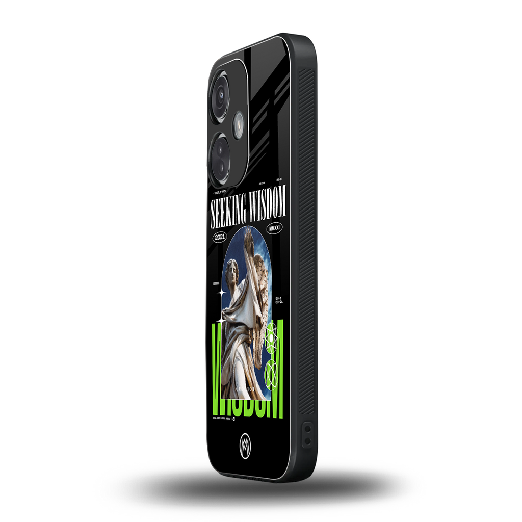 seeking wisdom back phone cover | glass case for oneplus nord ce 3