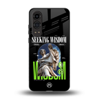 seeking wisdom back phone cover | glass case for oneplus nord ce 4 lite
