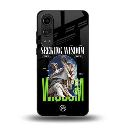 seeking wisdom back phone cover | glass case for oneplus nord ce 4 lite