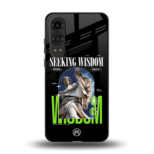 seeking wisdom back phone cover | glass case for oneplus nord ce 4 lite
