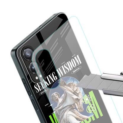 seeking wisdom back phone cover | glass case for oneplus nord ce 4 lite
