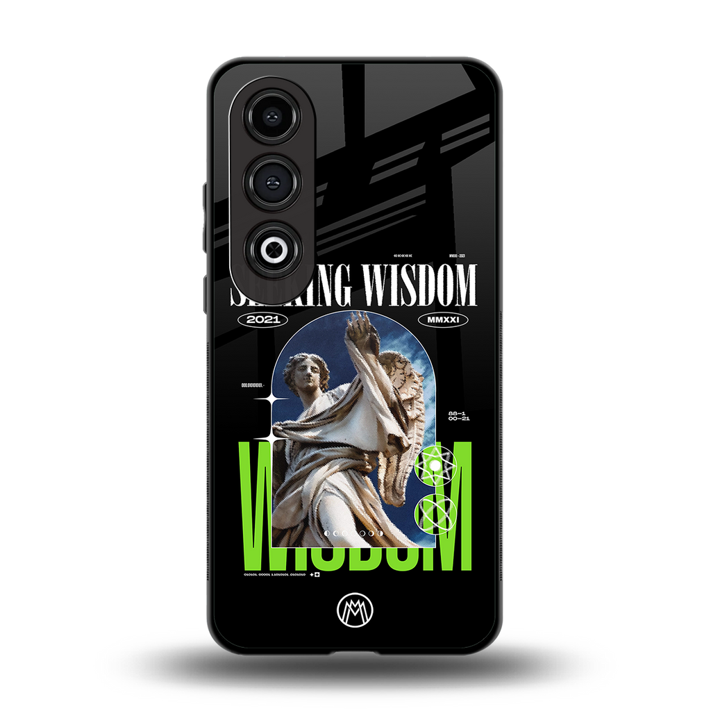 seeking wisdom back phone cover | glass case for oneplus nord ce 4