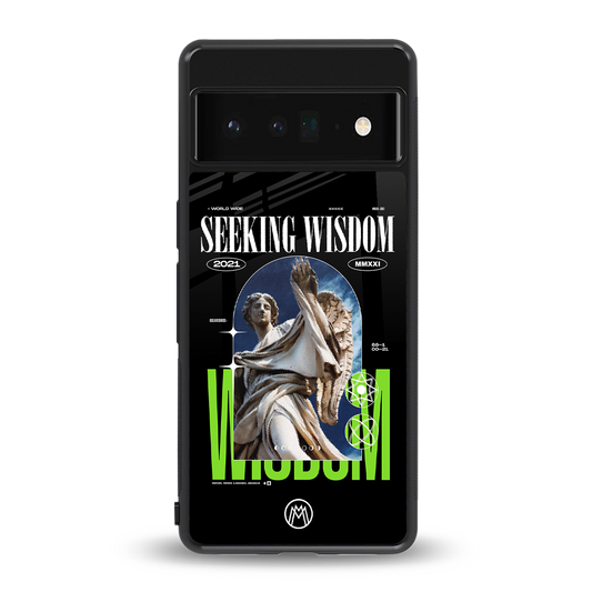 seeking wisdom back phone cover | glass case for google pixel 6 pro