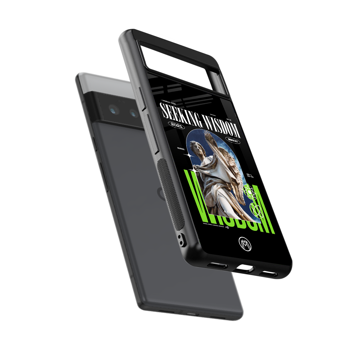 seeking wisdom back phone cover | glass case for google pixel 6 pro