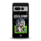 seeking wisdom back phone cover | glass case for google pixel 7 pro