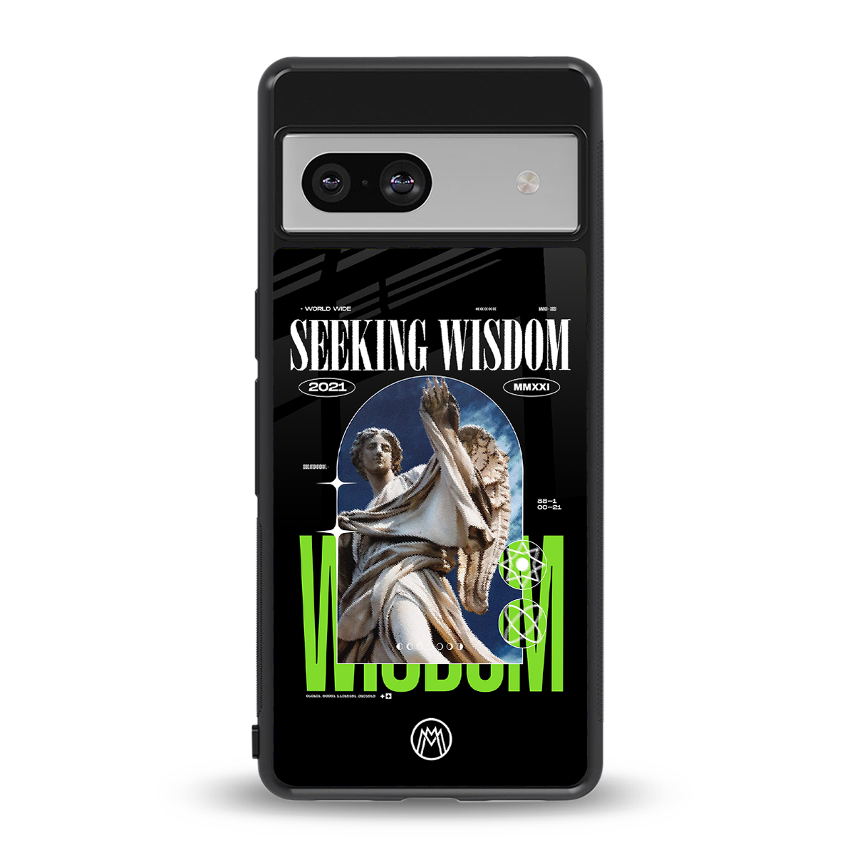 seeking wisdom back phone cover | glass case for Google Pixel 7A
