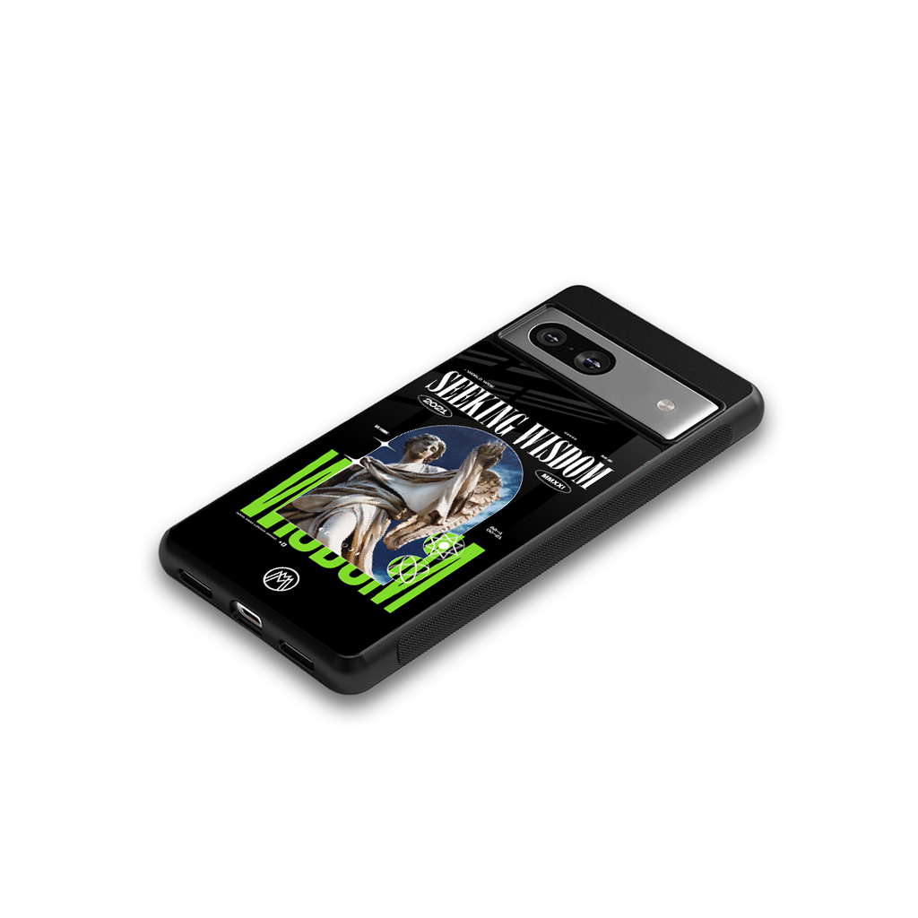 seeking wisdom back phone cover | glass case for Google Pixel 7