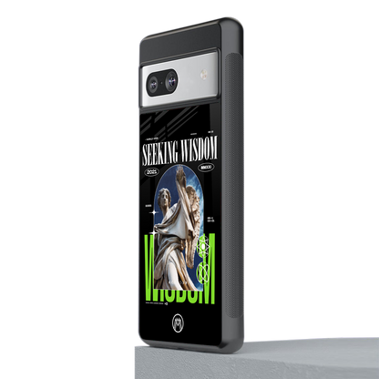 seeking wisdom back phone cover | glass case for Google Pixel 7