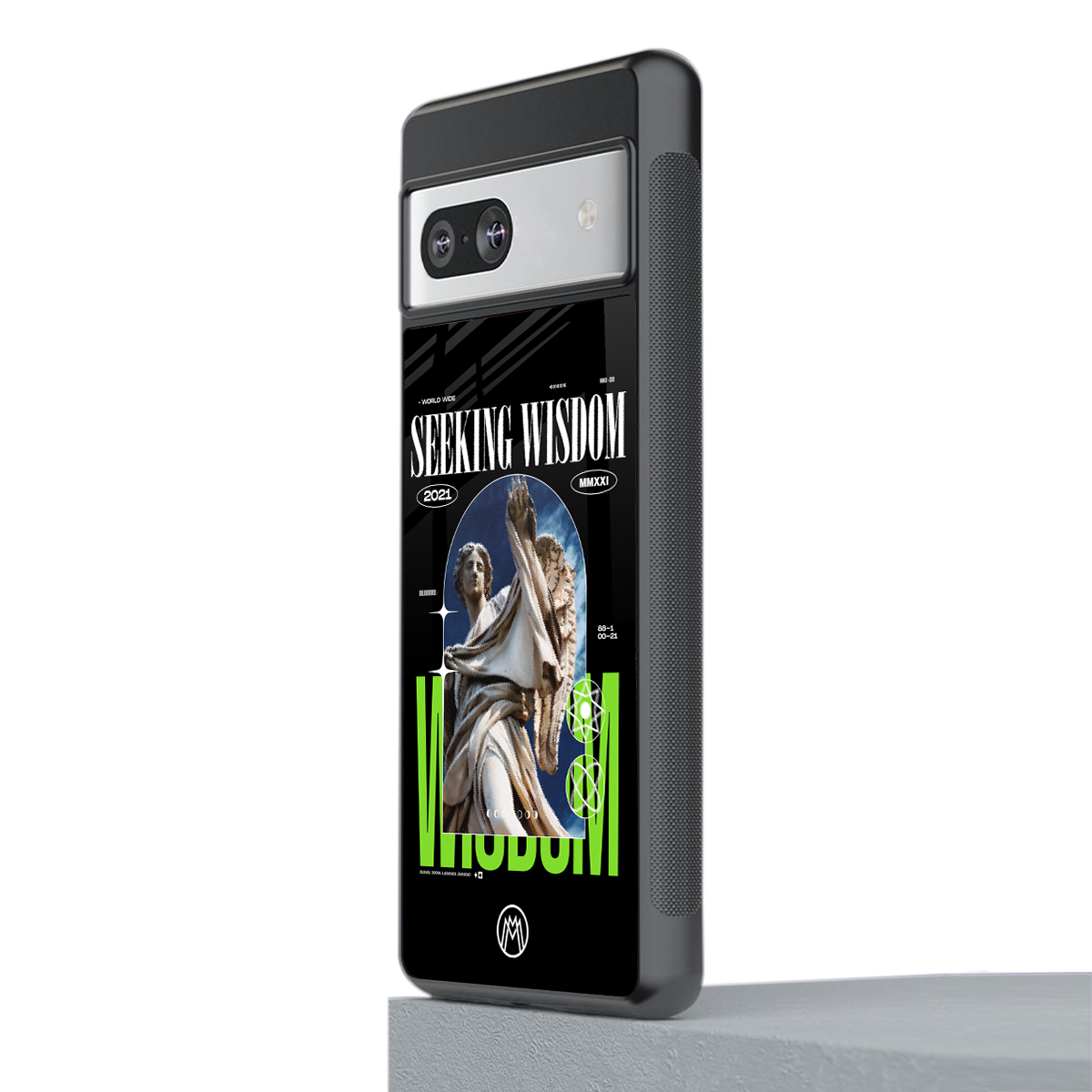 seeking wisdom back phone cover | glass case for Google Pixel 7A