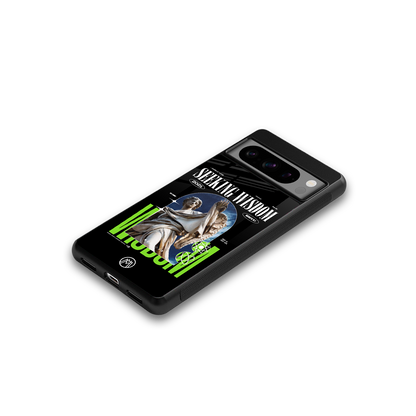seeking wisdom back phone cover | glass case for google pixel 8 pro