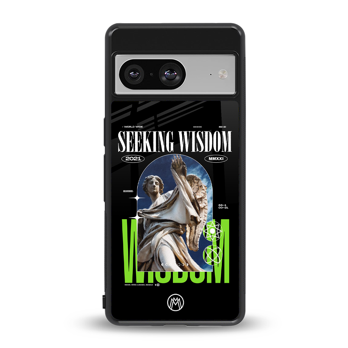 seeking wisdom back phone cover | glass case for Google Pixel 8