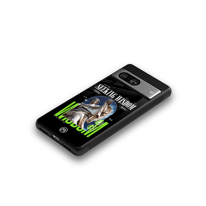 seeking wisdom back phone cover | glass case for Google Pixel 8