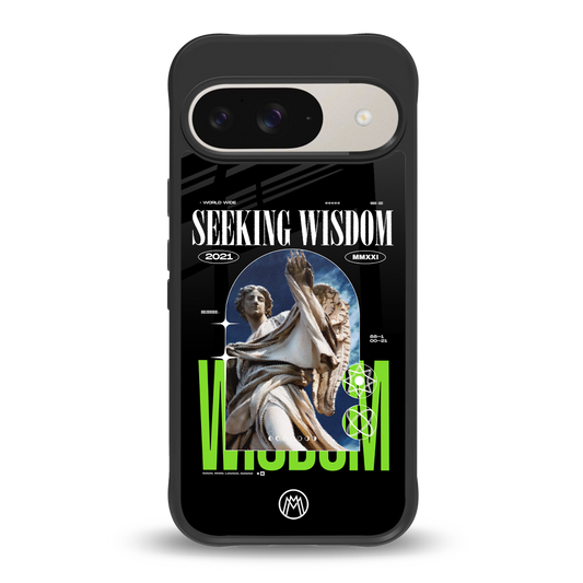 seeking wisdom back phone cover | glass case for google pixel 9