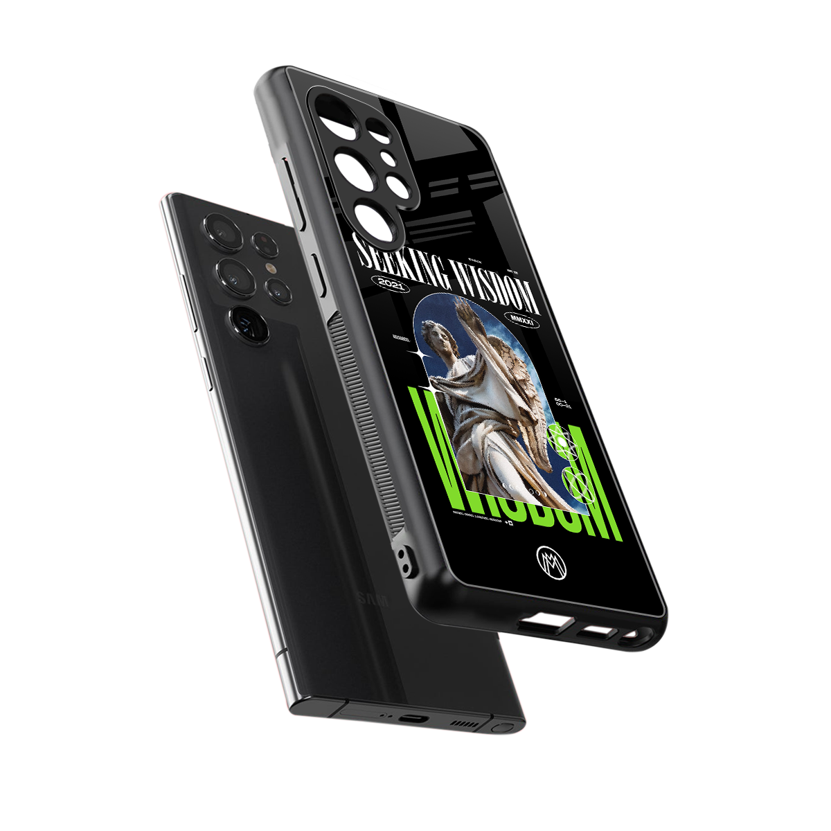 seeking wisdom back phone cover | glass case for samsung galaxy s25 ultra