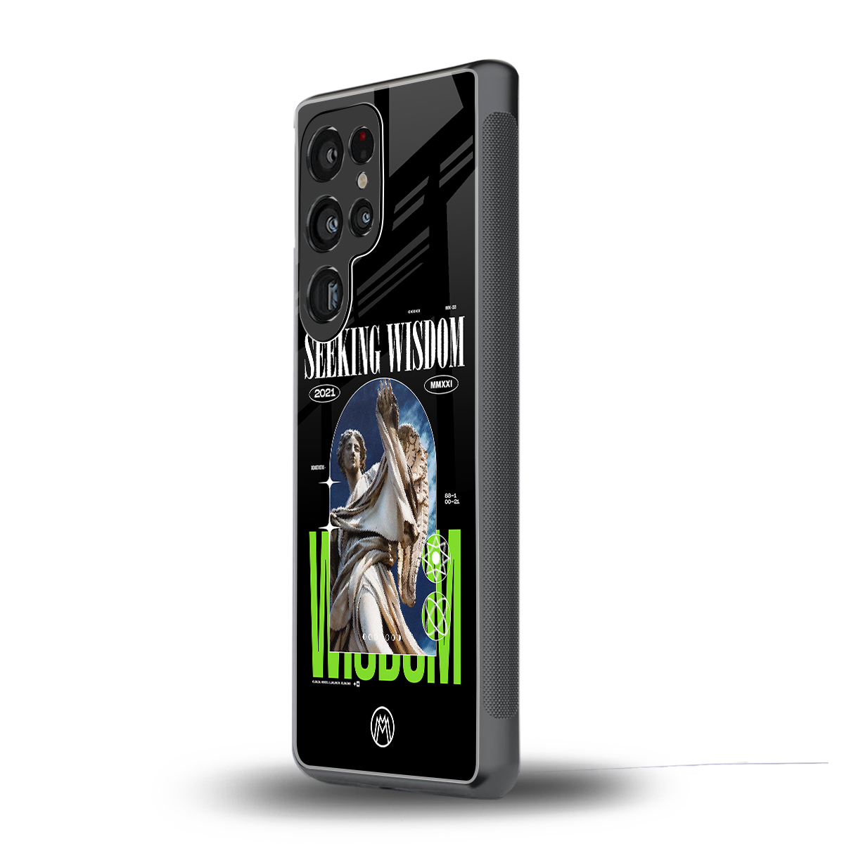 seeking wisdom back phone cover | glass case for samsung galaxy s25 ultra