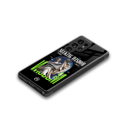 seeking wisdom back phone cover | glass case for samsung galaxy s25 ultra