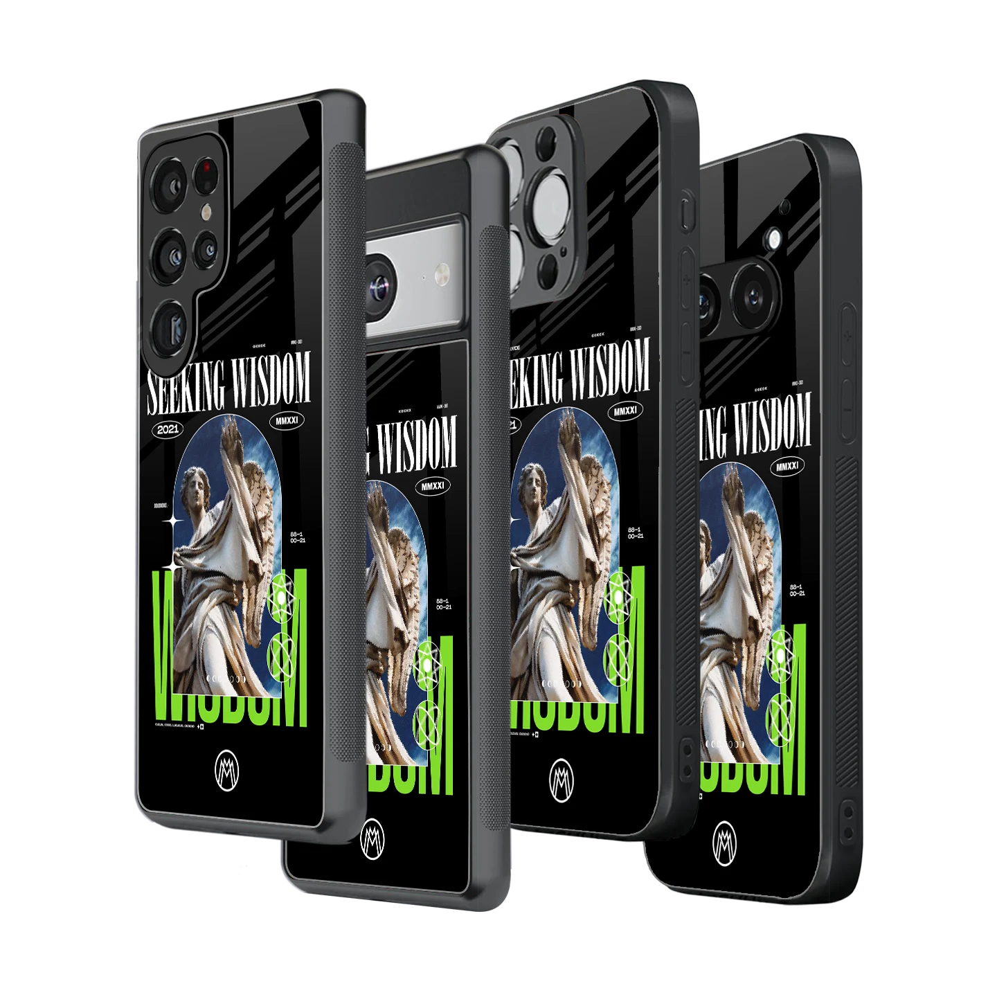 Stylish Glass Back Case for All Smartphones – iPhone, Samsung, OnePlus, Pixel, Redmi, Oppo, Vivo, Motorola