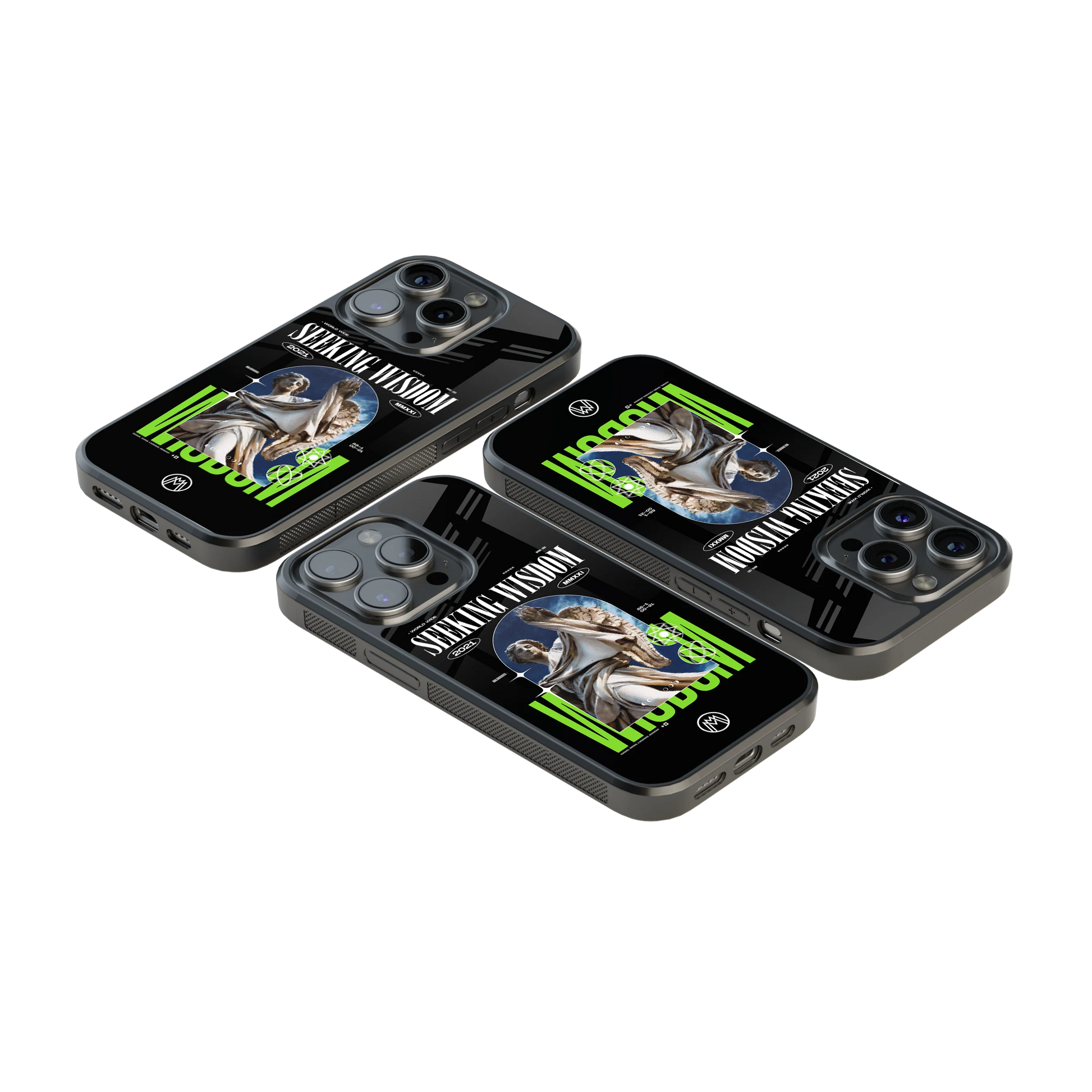 Luxury Glass Back Mobile Cover for iPhone, Samsung Galaxy, OnePlus, Pixel, Redmi & More