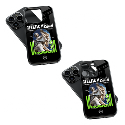 Trendy Glass Back Mobile Case for iPhone, Samsung, Redmi, OnePlus, Google Pixel, Motorola
