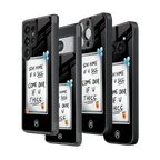 Stylish Glass Back Case for All Smartphones iPhone, Samsung, OnePlus, Pixel, Redmi, Oppo, Vivo, Motorola