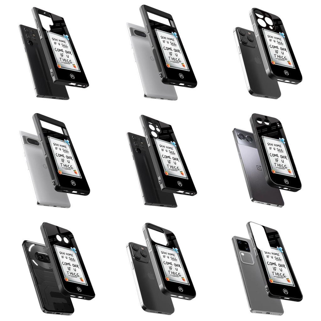 Durable Glass Back Mobile Case for iPhone, Samsung, OnePlus, Google Pixel, Redmi, Vivo, Oppo