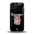 self discover back phone cover | glass case for iphone 13 mini