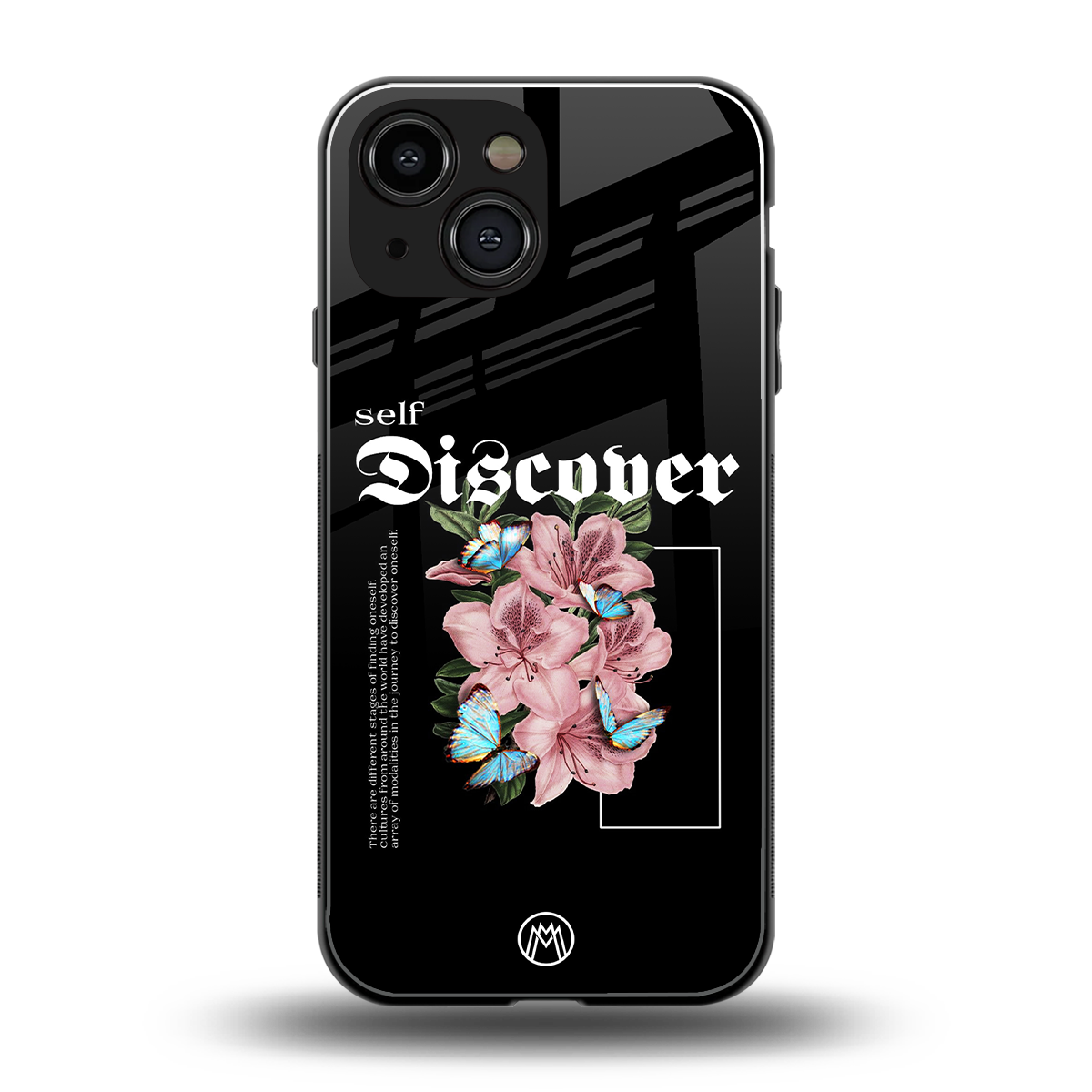 self discover back phone cover | glass case for iphone 13 mini