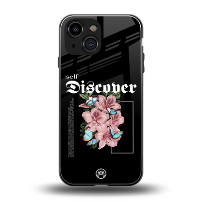 self discover back phone cover | glass case for iphone 13 mini