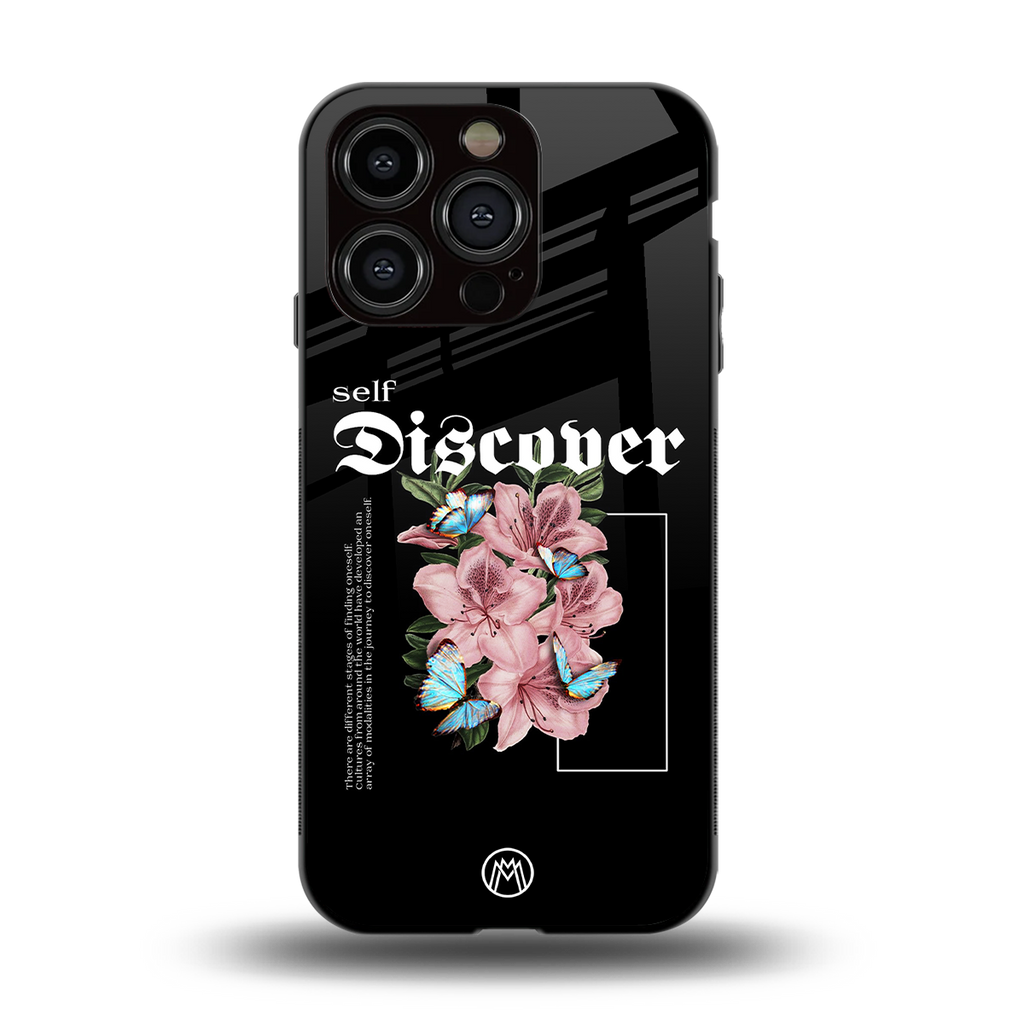 self discover back phone cover | glass case for iphone 13 pro