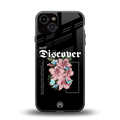 self discover back phone cover | glass case for iphone 13