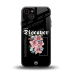 self discover back phone cover | glass case for iphone 13
