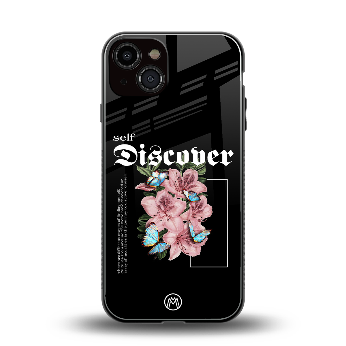self discover back phone cover | glass case for iphone 13