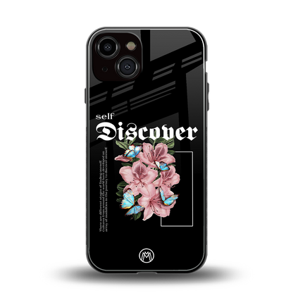 self discover back phone cover | glass case for iphone 13