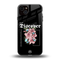 self discover back phone cover | glass case for iphone 15 plus