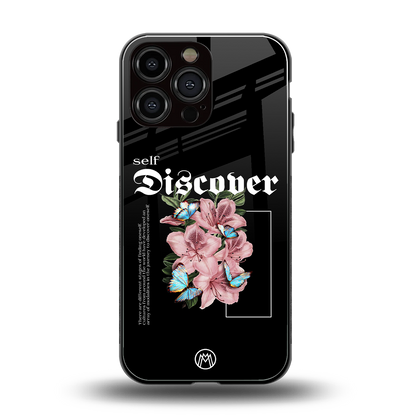 self discover back phone cover | glass case for iphone 14 pro max