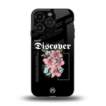 self discover back phone cover | glass case for iphone 15 pro