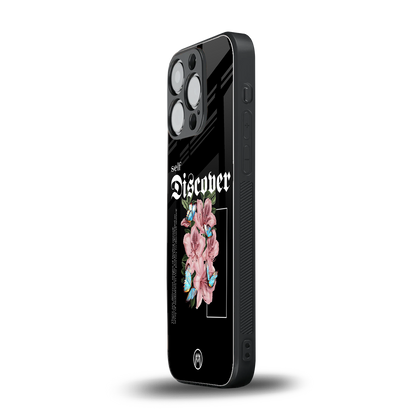 self discover back phone cover | glass case for iphone 15 pro