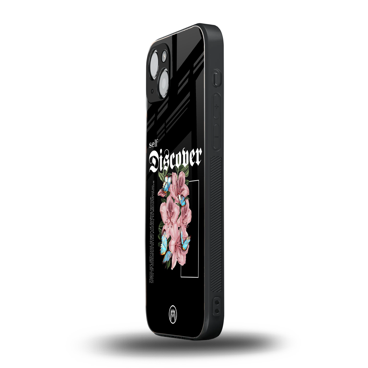 self discover back phone cover | glass case for iphone 15