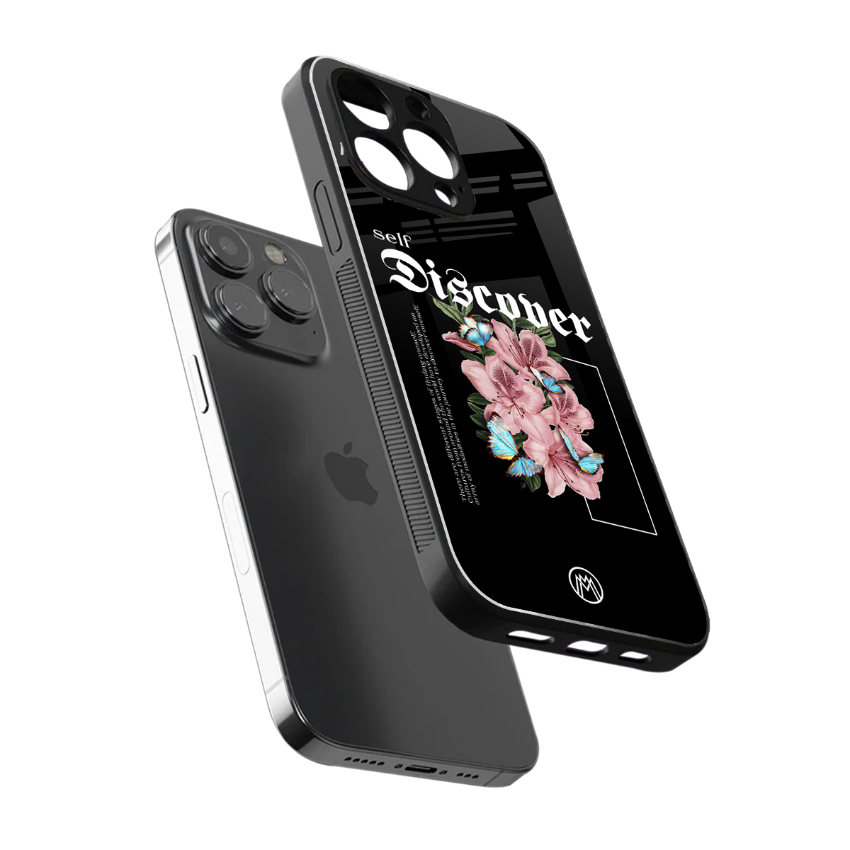 self discover back phone cover | glass case for iphone 15 pro