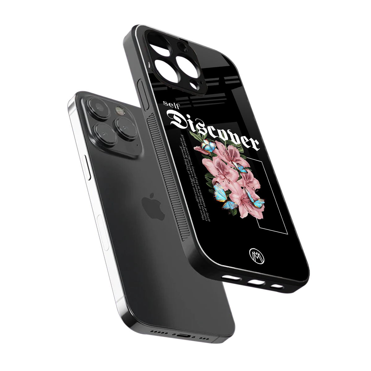 self discover back phone cover | glass case for iphone 16 pro max