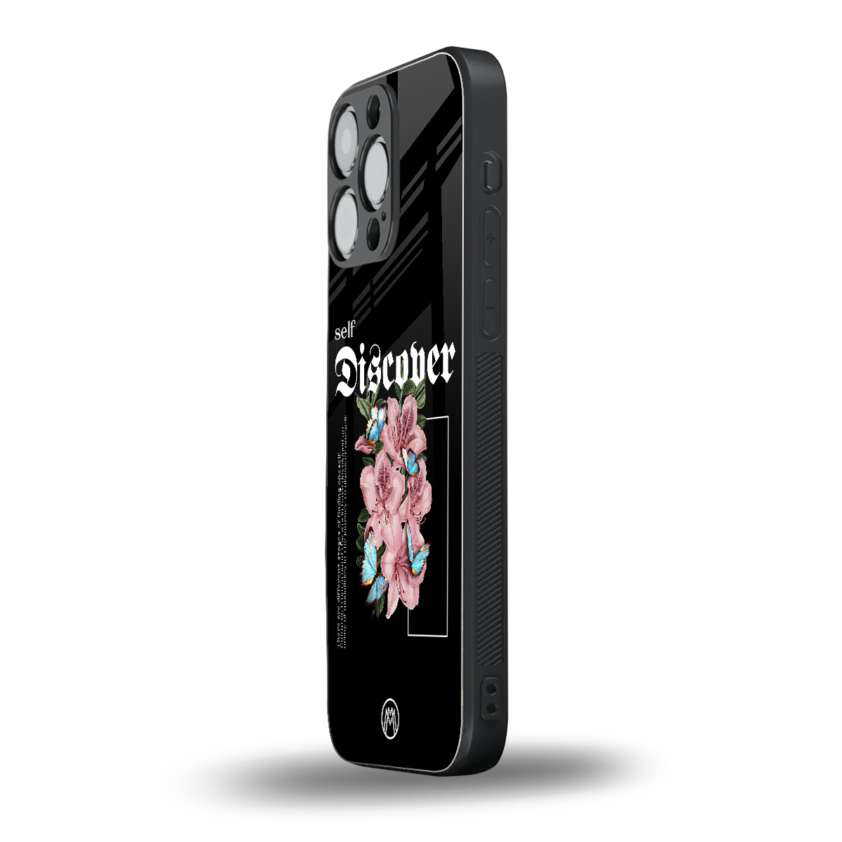 self discover back phone cover | glass case for iphone 16 pro max