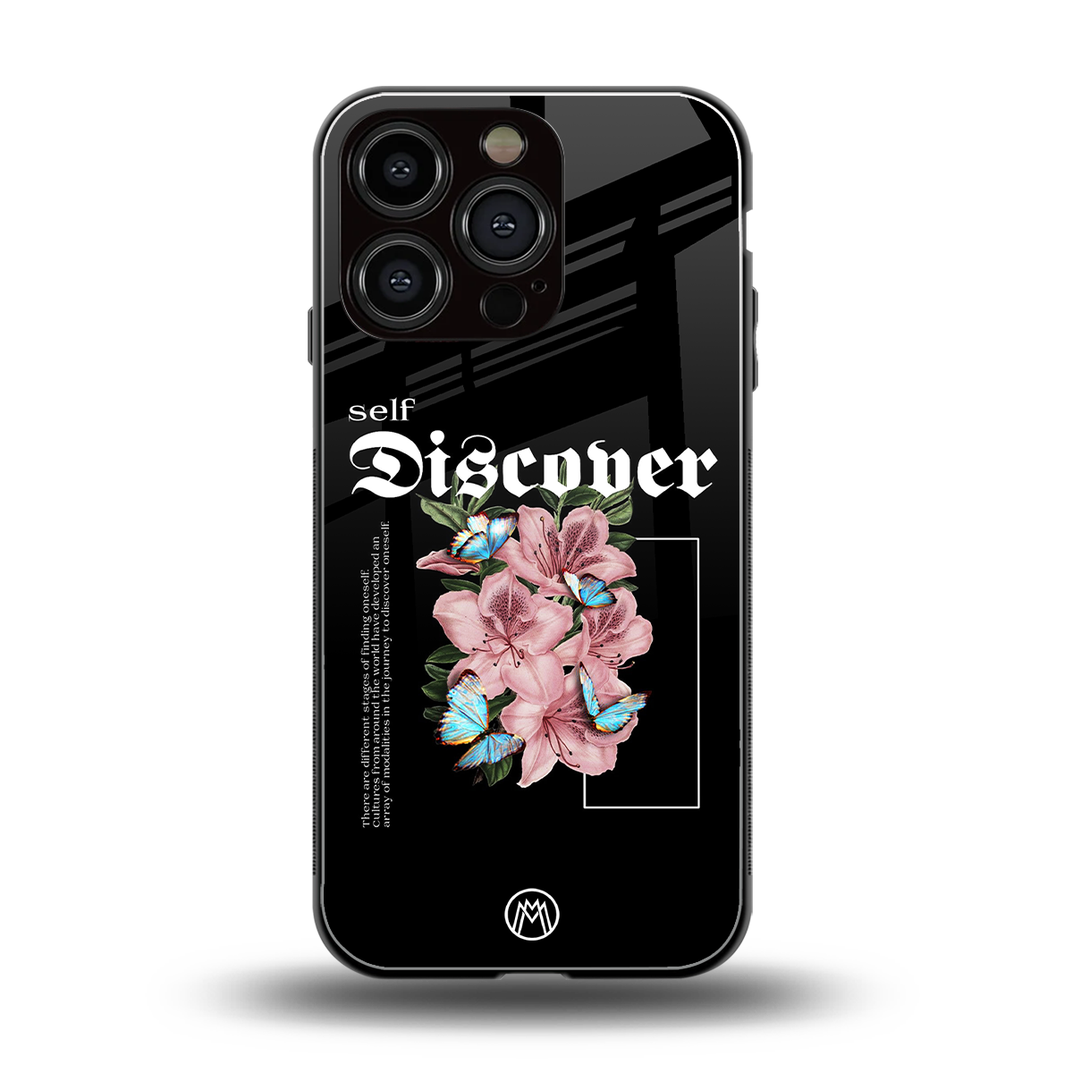 self discover back phone cover | glass case for iphone 16 pro