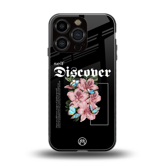 self discover back phone cover | glass case for iphone 16 pro