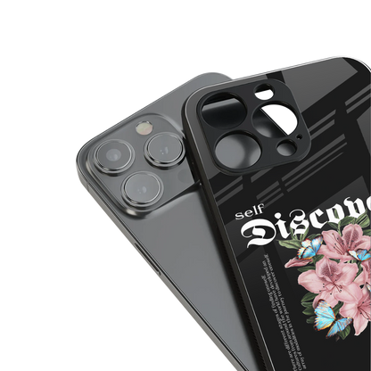 self discover back phone cover | glass case for iphone 14 pro max