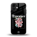 self discover back phone cover | glass case for iphone 16